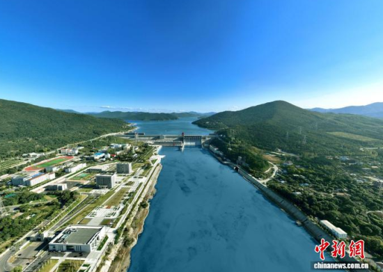 丰满水电站全景。 丰满水电站供图 丰满水电站全景。 丰满水电站供图