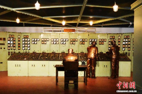 丰满水电站老中央控制室。 丰满水电站供图 丰满水电站老中央控制室。 丰满水电站供图